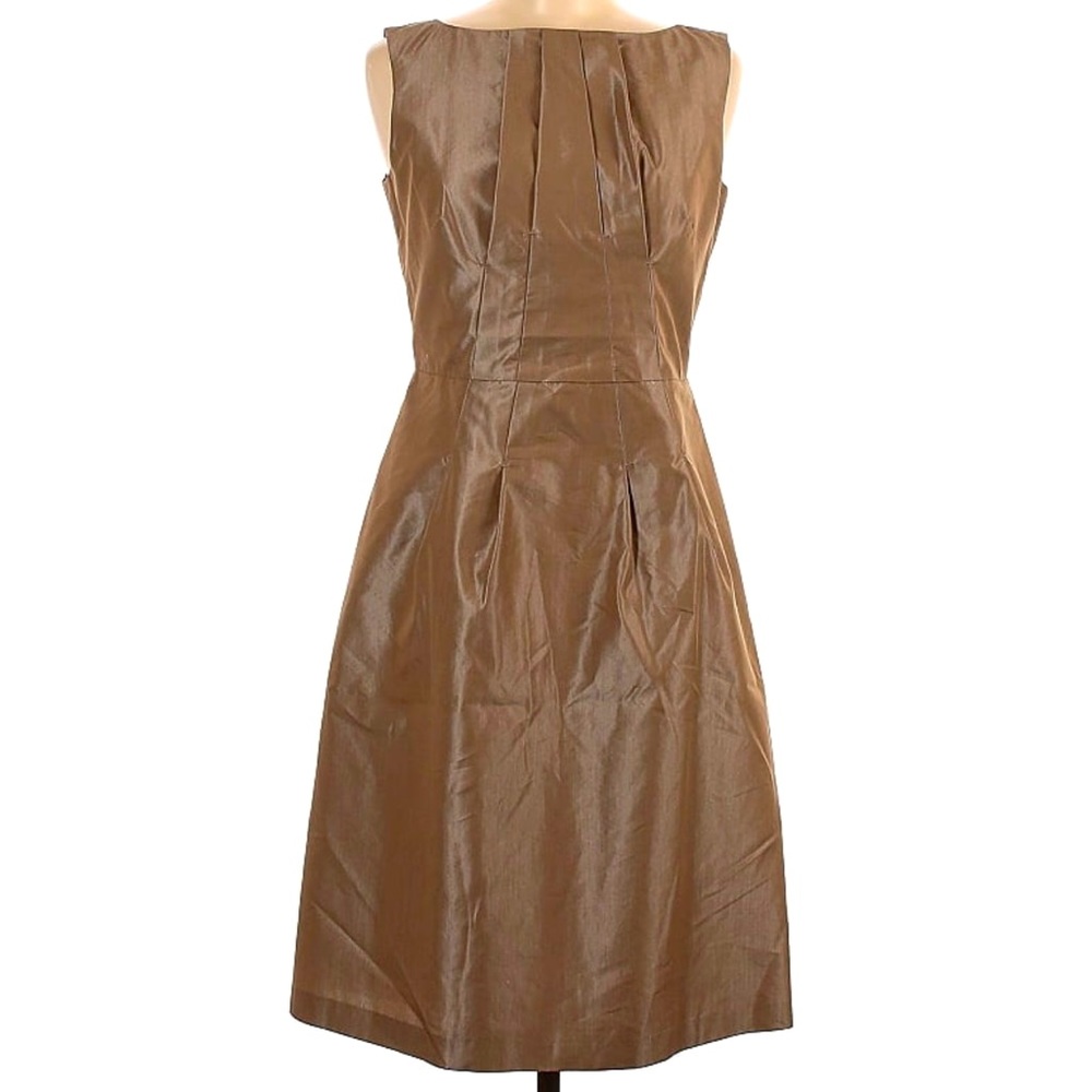 Gold Banana Republic knee length A line dress size 6 NEW NO TAGS